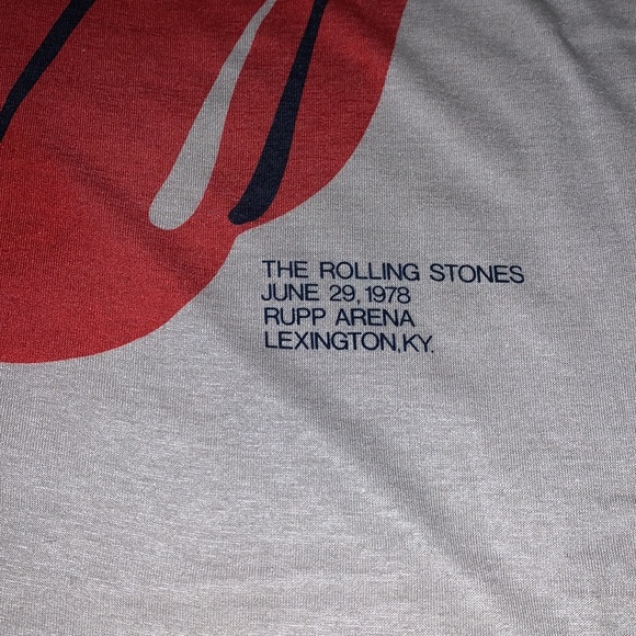 VINTAGE Rolling Stones 1978 tshirt RARE!!!!! - Picture 3 of 5